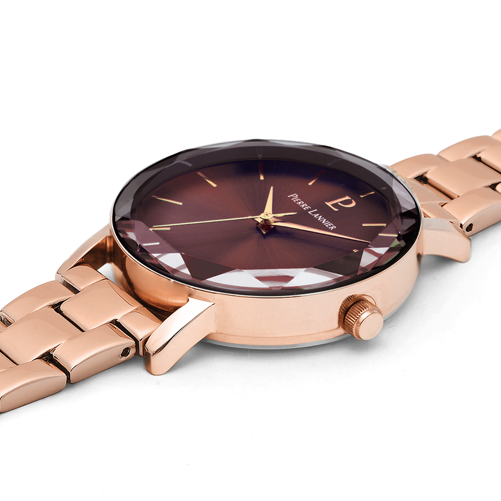 MONTRE PIERRE LANNIER FEMME COFFRET MULTIPLES ACIER ROSE GOLD