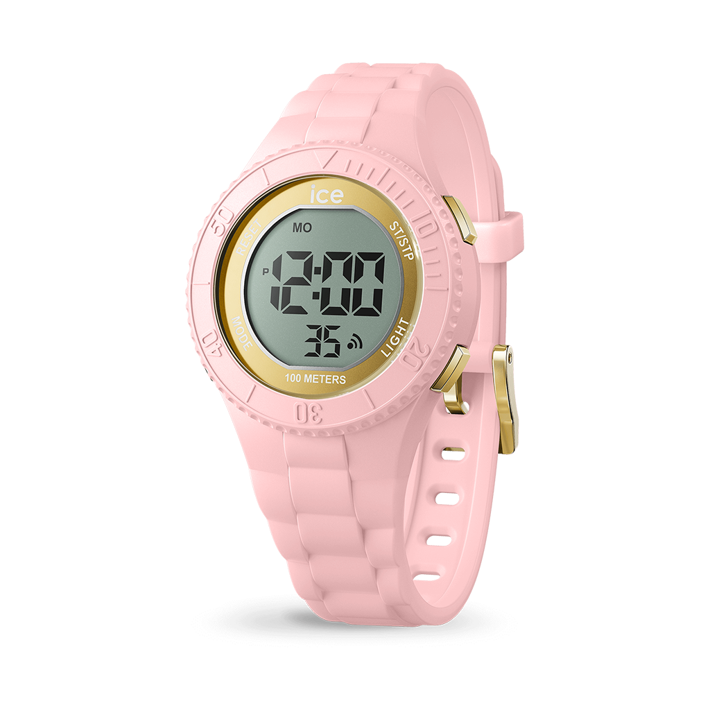 MONTRE ICE DIGIT PINK LADY GOLD - SMALL
