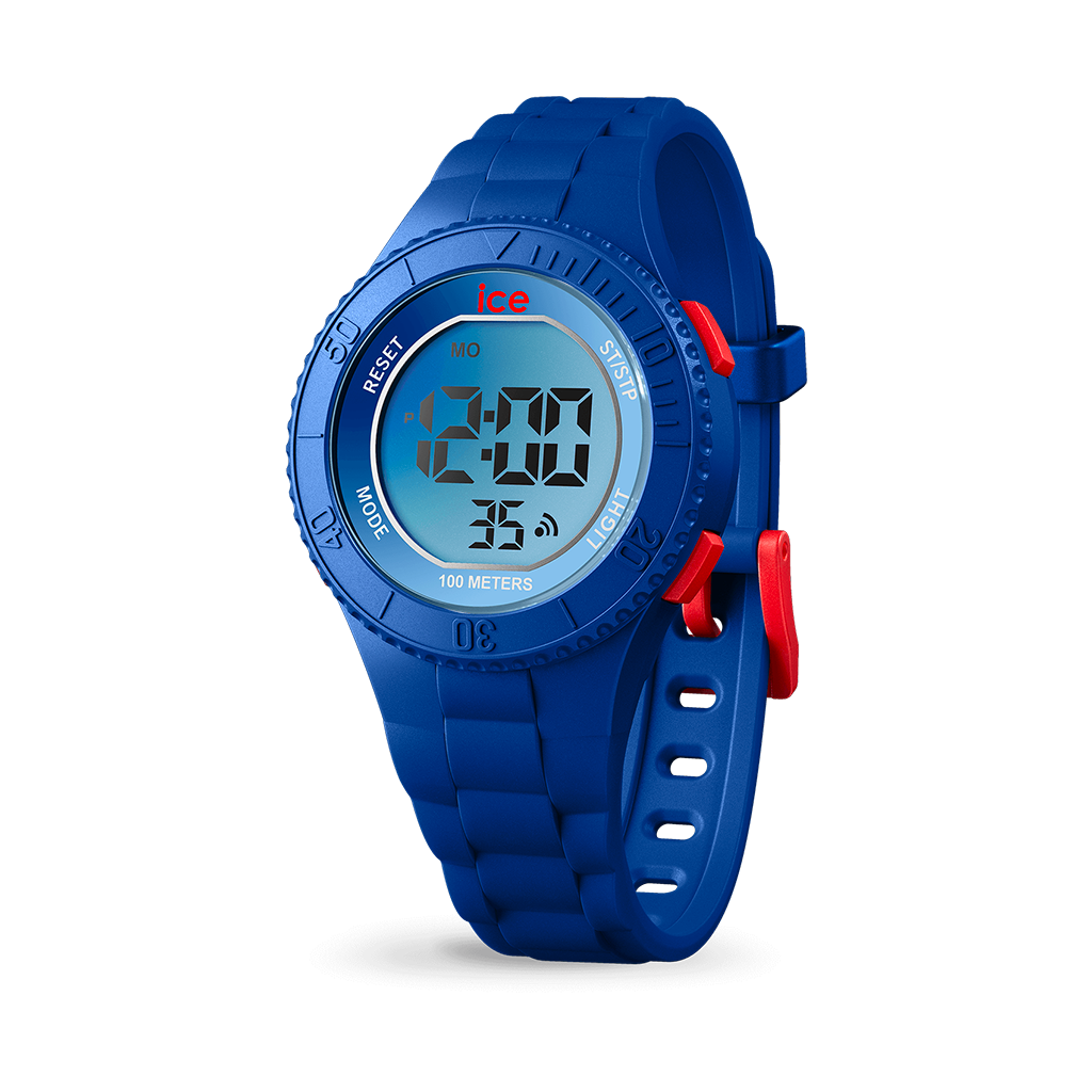 MONTRE ICE DIGIT BLUE SHADE - SMALL