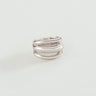 BAGUE LARGE AGATHA TRIJONC