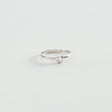 BAGUE FINE AGATHA ODEON SOLITAIRE ARGENT