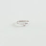 BAGUE FINE AGATHA ODEON SOLITAIRE ARGENT