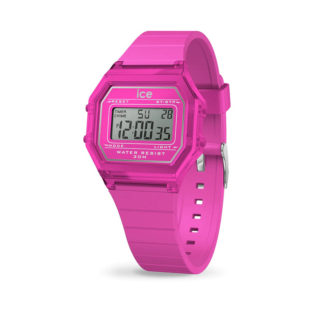 MONTRE ICE DIGIT RETRO NEON PINK