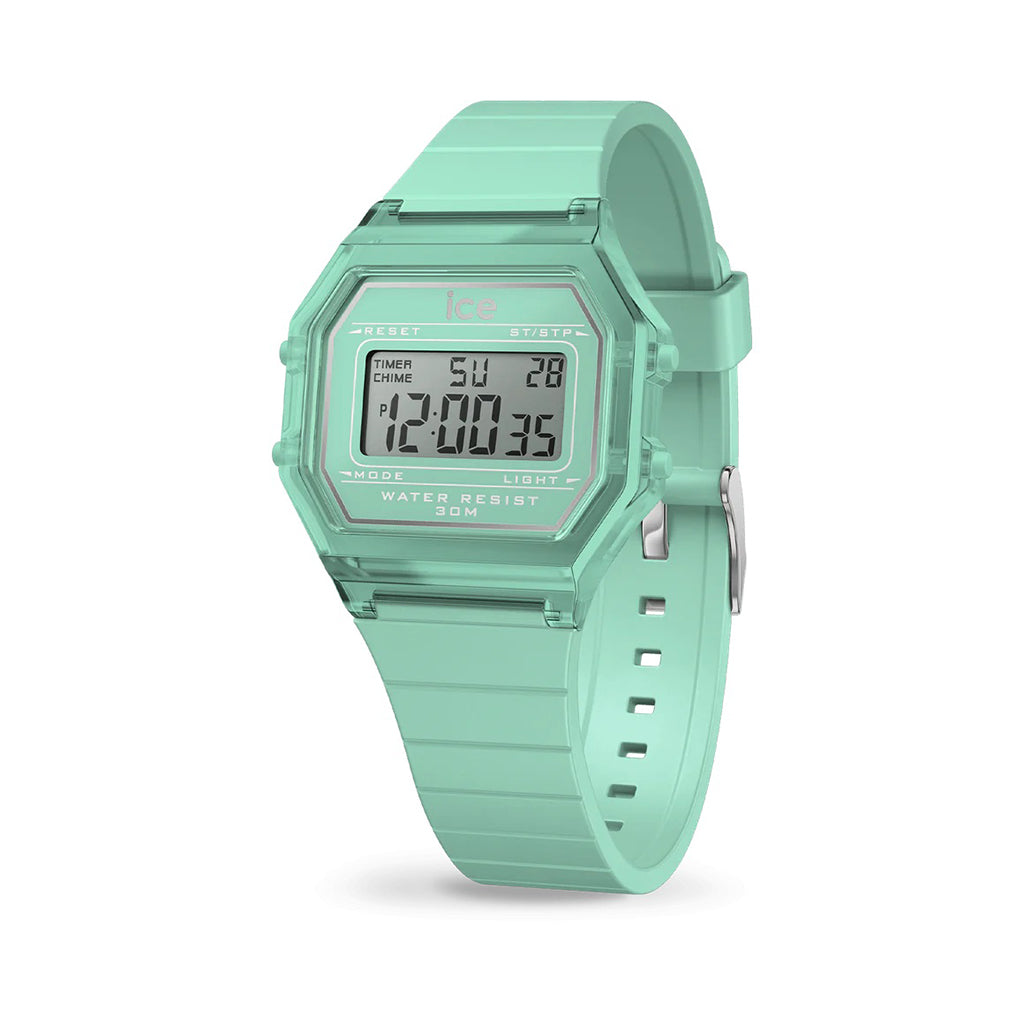 MONTRE ICE DIGIT RETRO AZURE BLUE