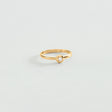 BAGUE FINE AGATHA ODEON SOLITAIRE DORE