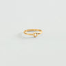 BAGUE FINE AGATHA ODEON SOLITAIRE DORE
