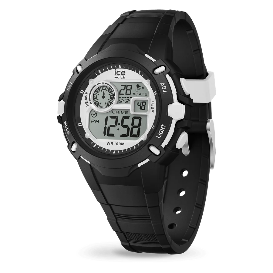 Montre Enfant ICE digit explorer Black White 