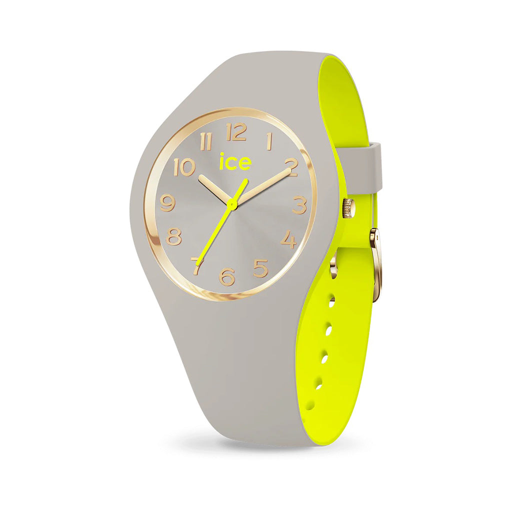 MONTRE ICE DUO CHIC SMALL GREY LIME