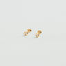 BOUCLES D'OREILLES PUCES AGATHA ODEON DORE