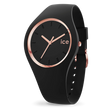 MONTRE ICE GLAM BLACK ROSE GOLD