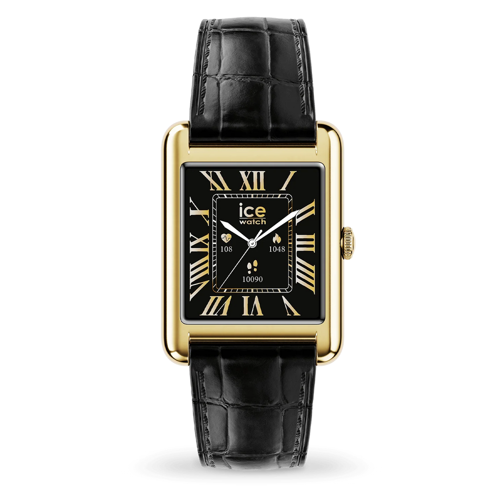 Montre connectée ICE Smart TKS 2.0 Rectangulaire 1.41 – Gold Black