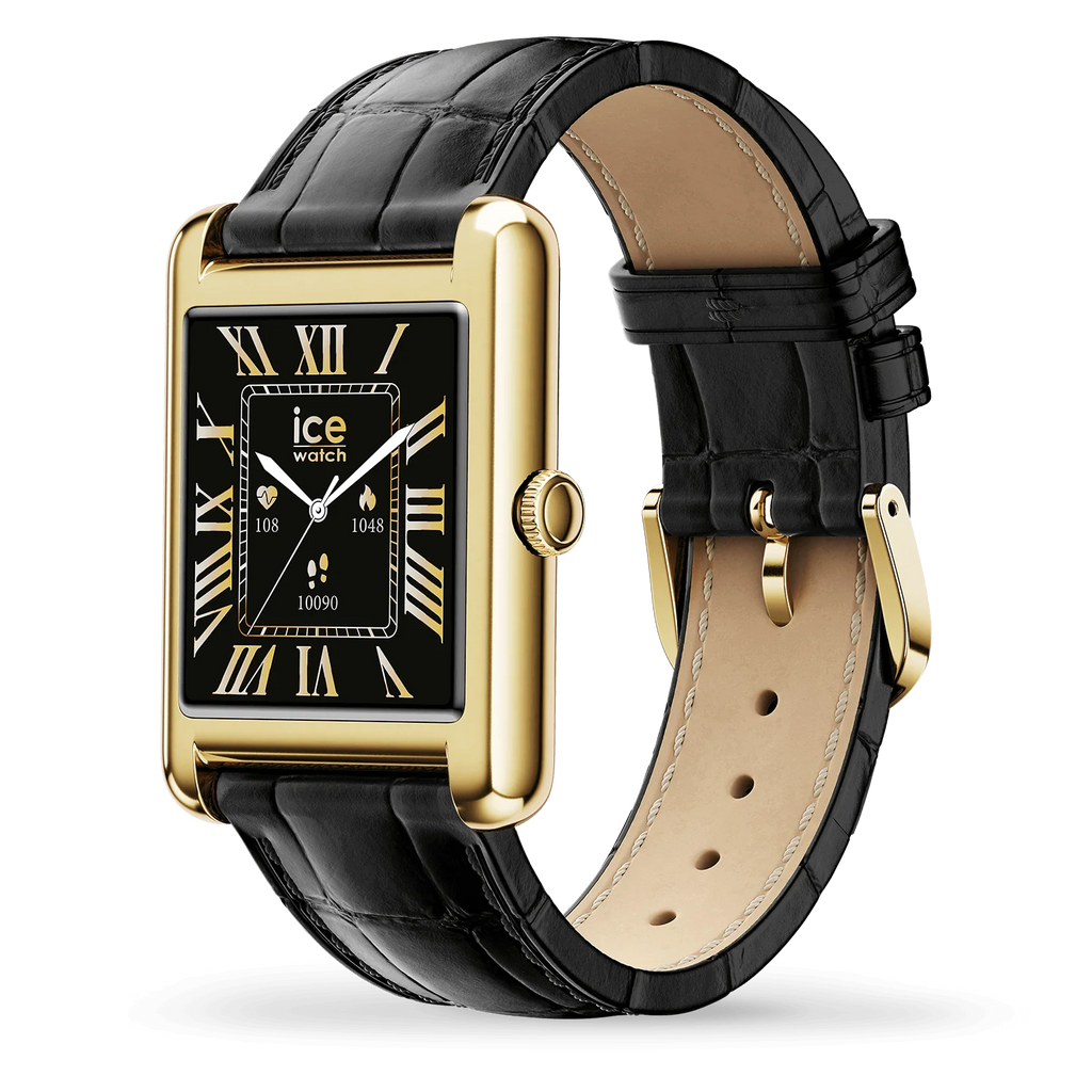 Montre connectée ICE Smart TKS 2.0 Rectangulaire 1.41 – Gold Black