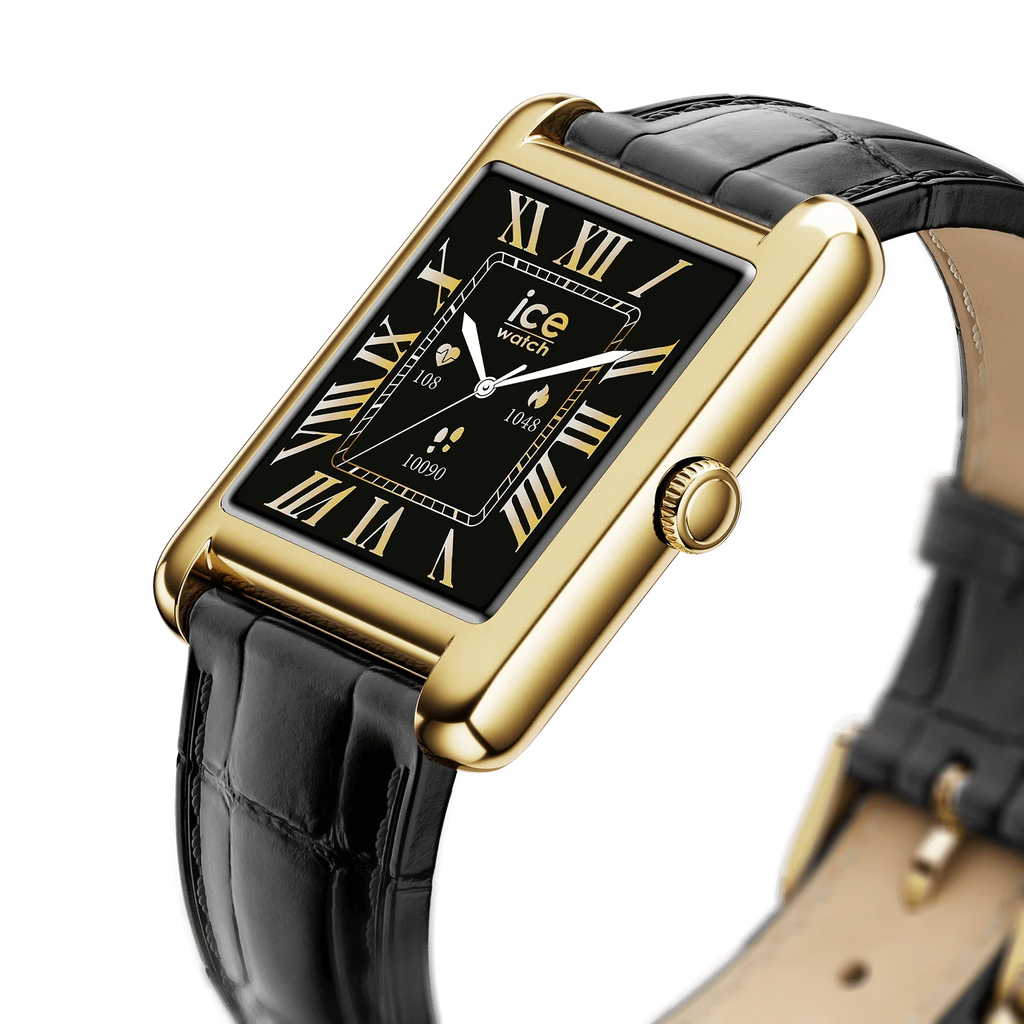 Montre connectée ICE Smart TKS 2.0 Rectangulaire 1.41 – Gold Black