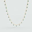 COLLIER AGATHA ALMA MALACHITE DORÉ