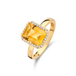 BAGUE ONE MORE ETNA OR JAUNE CITRINE ET DIAMANTS