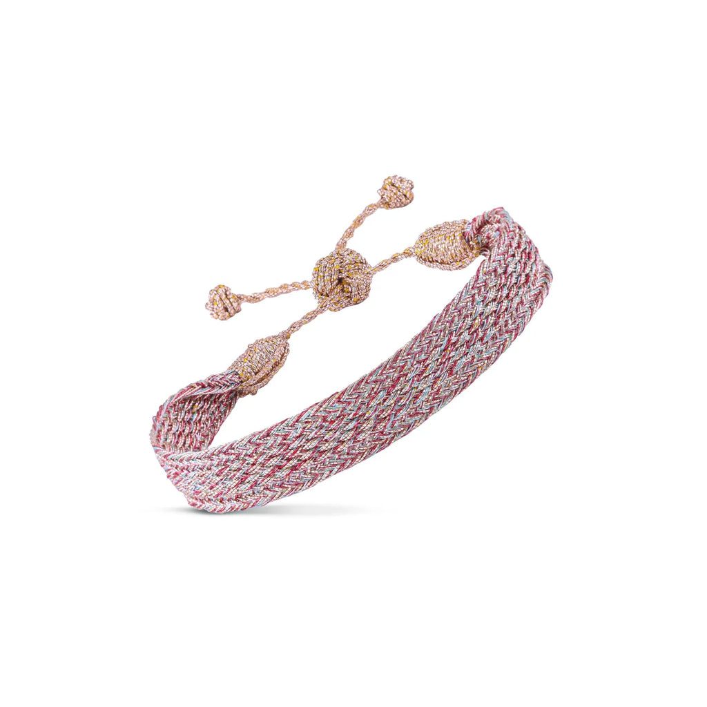 WS Izy n°1 Bracelet Colors - Rose Gold Brick Red