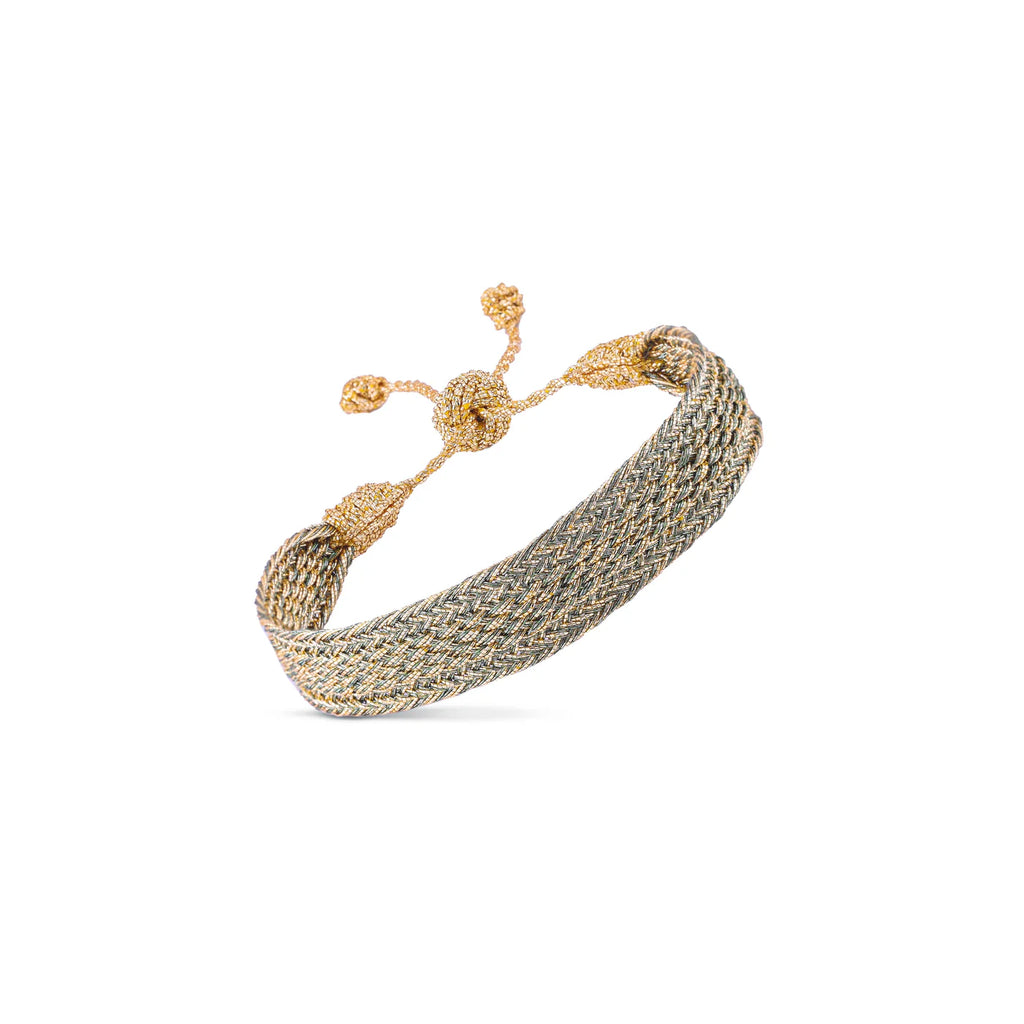 WS Izy n°1 Bracelet Colors - Gold Khaki