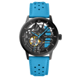 MONTRE PIERRE LANNIER FEMME PADDOCK CUIR BLEU