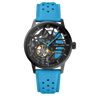 MONTRE PIERRE LANNIER FEMME PADDOCK CUIR BLEU
