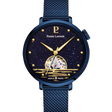 MONTRE PIERRE LANNIER FEMME AUSTRALE ACIER MILANAIS BLEU