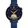MONTRE PIERRE LANNIER FEMME AUSTRALE ACIER MILANAIS BLEU