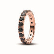 Bague Pandora Éternité Rang Scintillant Noir