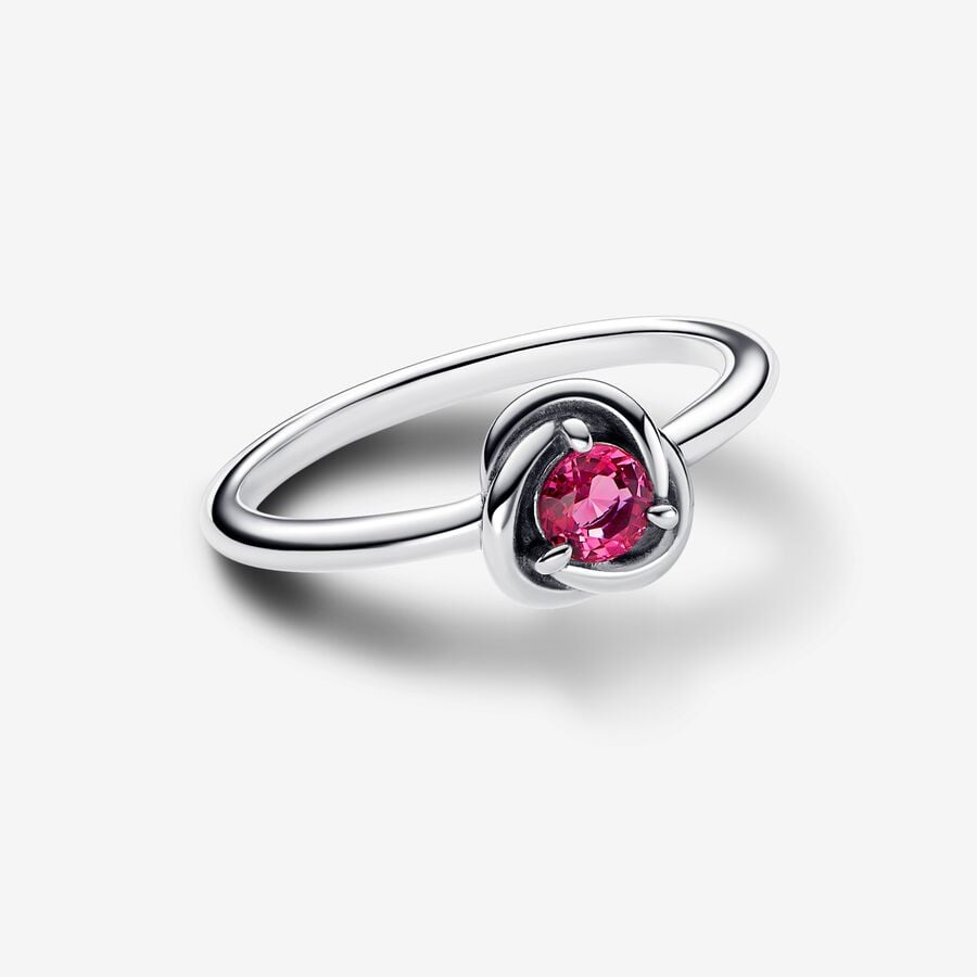 Bague Pandora Cercles de l'Éternité Rose