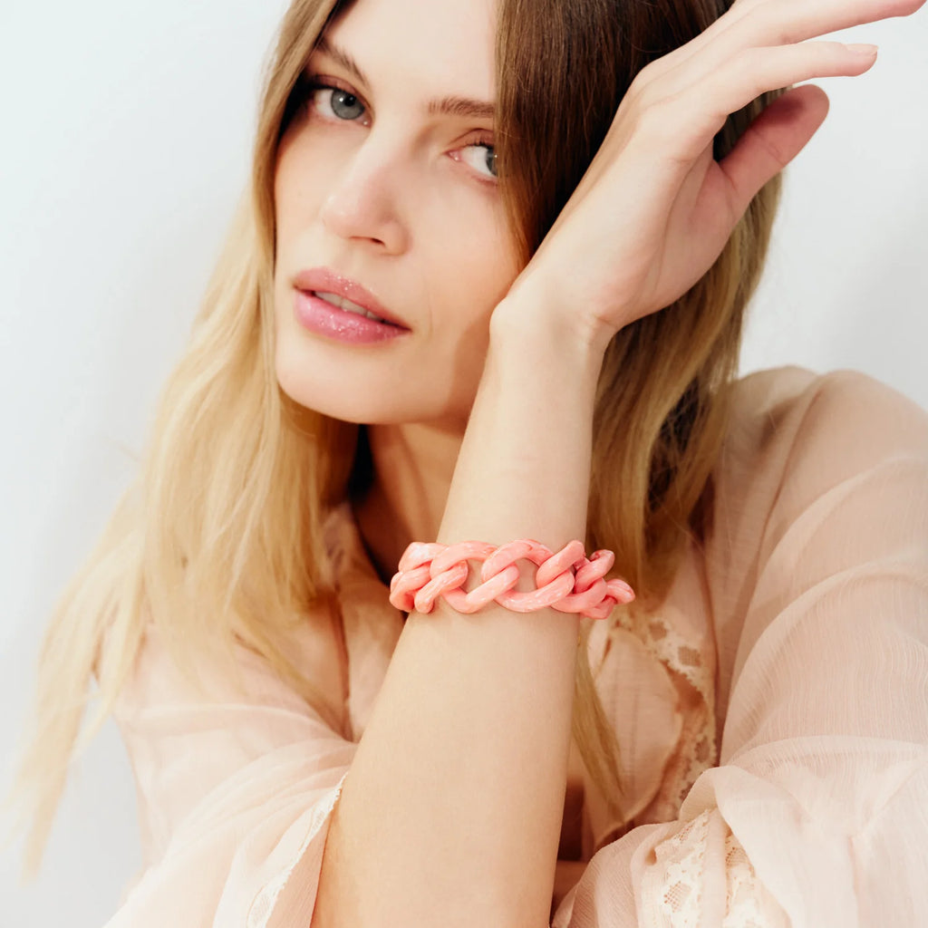 Flat Chain Bracelet Strawberry Icecream