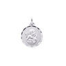MEDAILLE ANGE OR BLANC 750
