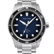 MONTRE PIERRE LANNIER HOMME SOLAIRE INTI ACIER FOND BLEU