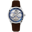 MONTRE PIERRE LANNIER HOMME MONARCK CUIR BRUN