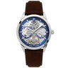 MONTRE PIERRE LANNIER HOMME MONARCK CUIR BRUN