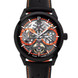 MONTRE PIERRE LANNIER HOMME MONARCK CUIR NOIR