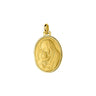 MEDAILLE VIERGE A L'ENFANT OR JAUNE 750