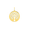 PENDENTIF ARBRE DE VIE OR JAUNE 375