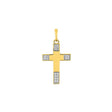 CROIX OR JAUNE 375 OXYDES ZIRCONIUM
