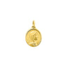 MEDAILLE VIERGE OR JAUNE 375