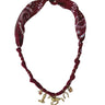 BADHNATI JEWELRY - COLLIER HORSE COW BOY LOVER BORDEAUX