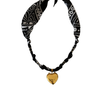 BADHNATI JEWELRY - COLLIER ONE LOVE TE AMO NOIR