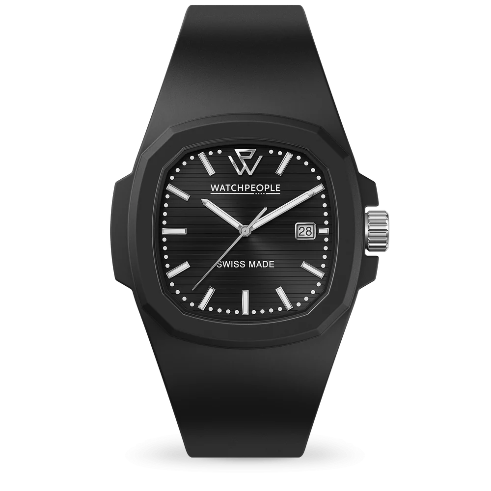 MONTRE WATCHPEOPLE WP4 44MM SILICONE BLACK SILVER