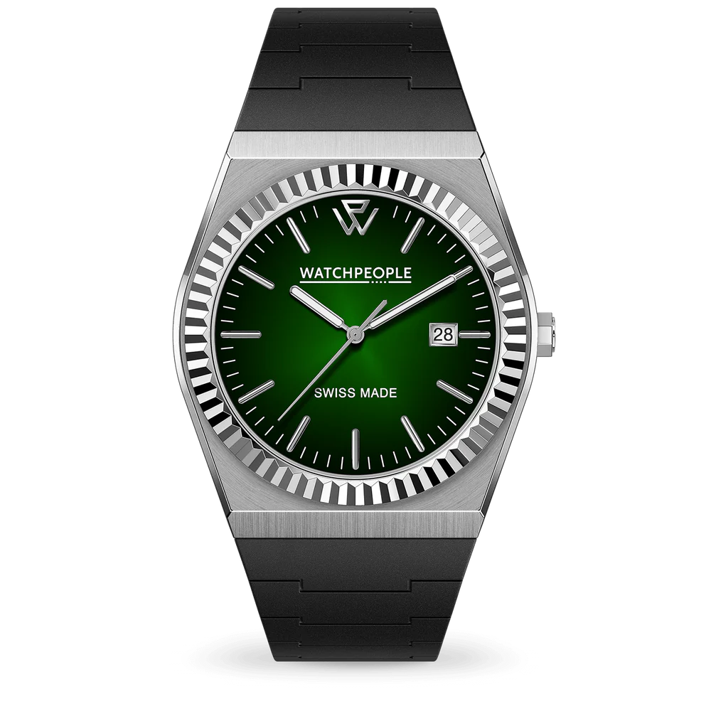 MONTRE WATCHPEOPLE WP1 SILVER BLACK GREEN