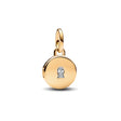 Charm Pandora Pendant Médaillon Amour Ouvrable et Gravable Doré