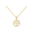 COLLIER ARBRE DE VIE PLAQUE OR
