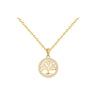 COLLIER ARBRE DE VIE PLAQUE OR