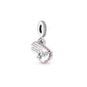 Charm Pandora Pendant Double Mom et Infini Pavé