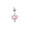 Charm Pandora Pendant Arbre de Vie & Cœur Rose