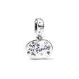 Charm Pandora Pendant Double Amour Familial