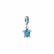 Charm Pandora Pendant Tortue de Mer en Verre de Murano
