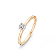 BAGUE ONE MORE SALINA OR JAUNE ET DIAMANT