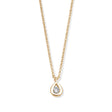 COLLIER OR JAUNE 750 DIAMANT